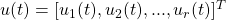 u(t)=[u_{1}(t), u_{2}(t),..., u_{r}(t)]^{T}