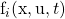 \mathrm{f}_{i}(\mathrm{x}, \mathrm{u}, t)