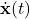 \dot{\mathbf{x}}(t)