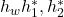 h_{w}h_{1}^\ast, h_{2}^\ast