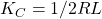 K_{C}=1/2RL