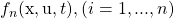 f_{n}(\mathrm{x}, \mathrm{u}, t), (i = 1, ..., n)